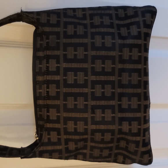 Monogrammed E Purse made in Korea. Possibly made to resemble Fendi brand. - Picture 7 of 14